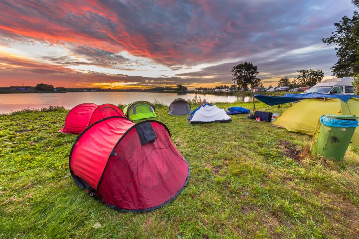 camping au bord de l'eau