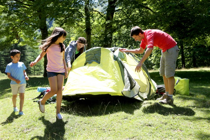 Camping en famille