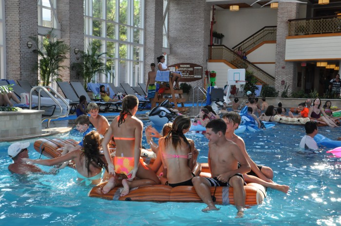 profiter du parc aquatique